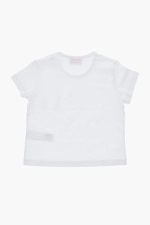 T-Shirt Aus Baumwolle Mit Ton-In-Ton-Logo