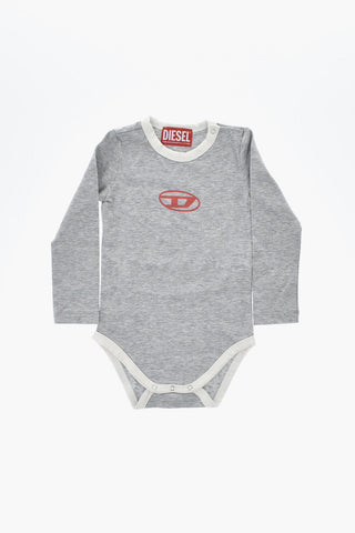 Bodysuit, Bib and Hat Set with Printed Logo