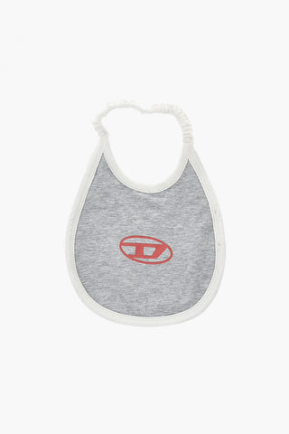Bodysuit, Bib and Hat Set with Printed Logo