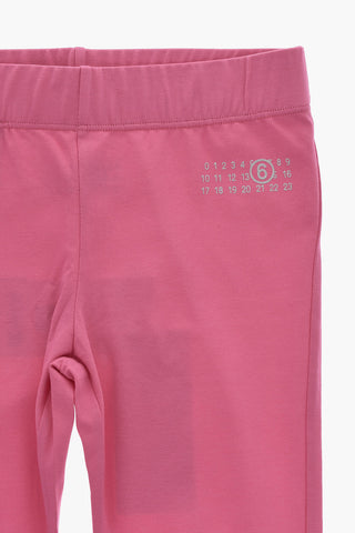 MM6 Pantaloni Bootcut in Cotone Elasticizzato