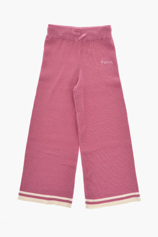 Knit Palazzo Pants with Drawstring