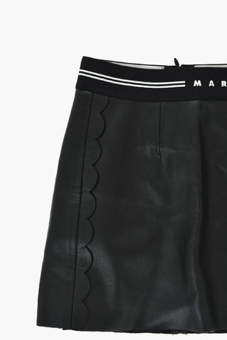 Rock Aus Eco-Leder Mit Logobund