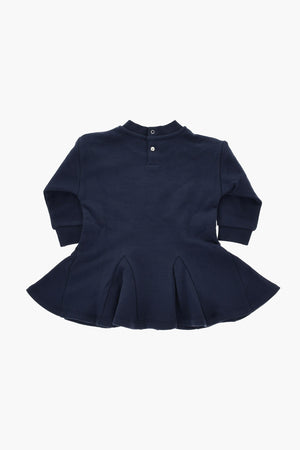 Ausgestelltes Kleid Aus Jersey Mit Lamè-Logo