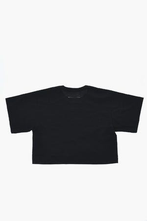 MM6 T-Shirt Cropped Fit in Cotone con Stampa