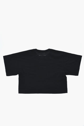 MM6 T-Shirt Cropped Fit in Cotone con Stampa
