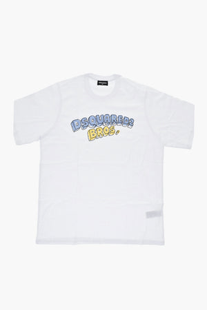 Crewneck T-Shirt D2 BROS With Print