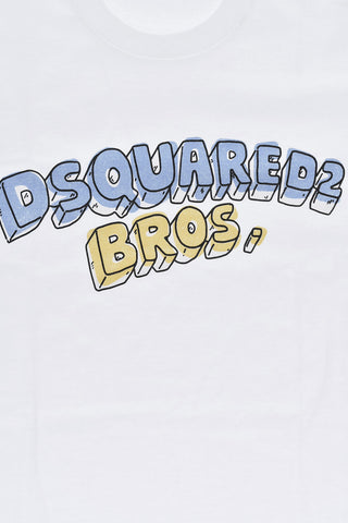 크루넥 티셔츠 D2 BROS 프린트