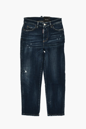 Jeans 5 Tasche Boss10 Fit in Denim Lavaggio Scuro 15cm