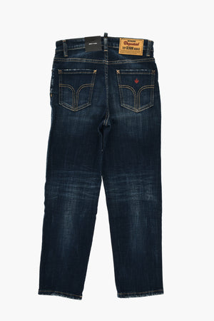Jeans 5 Tasche Boss10 Fit in Denim Lavaggio Scuro 15cm