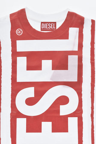 Rundhals-T-Shirt Aus Baumwolle Mit Allover-Print