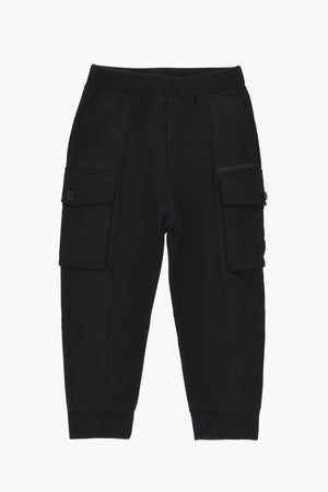 Cargo Joggers with Ribbed Inserts