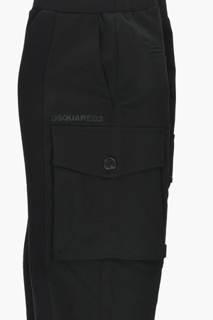Cargo Joggers with Ribbed Inserts