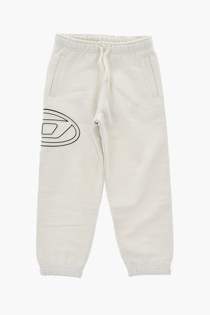 Joggers in Cotone con Logo in Rilievo