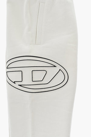 Joggers in Cotone con Logo in Rilievo