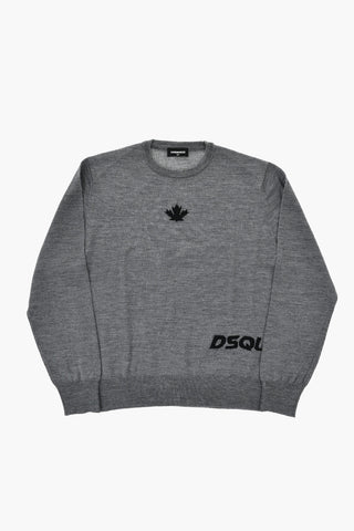 Maglia Girocollo LEAF in Misto Lana