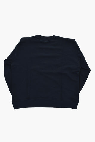 Brushed Cotton Crewneck Sweatshirt D2 BROS