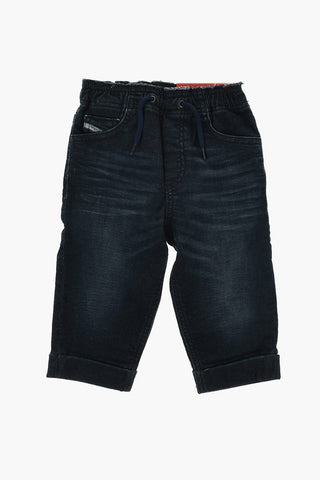 Jeans Lavaggio Scuro con Coulisse in Vita 11cm