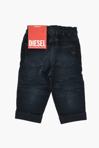 Jeans Lavaggio Scuro con Coulisse in Vita 11cm