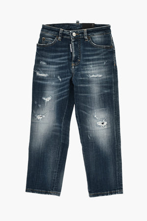 5-Pocket Jeans Boston Fit With Rips 14cm