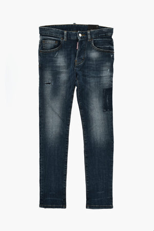 Skater-Fit-Jeans Aus Delavè-Denim 13cm