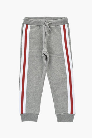 Joggers in Cotone con Bande Laterali Track