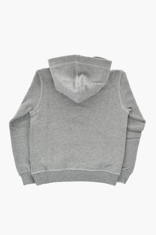 Hoodie aus gebürsteter Baumwolle mit Frontlogo