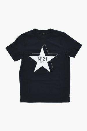 Rundhals-T-Shirt STAR Mit Frontprint