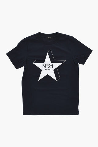 Rundhals-T-Shirt STAR Mit Frontprint