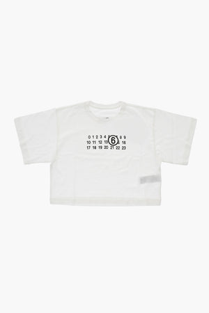 MM6 Cropped-Fit T-Shirt with Print