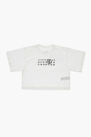 MM6 Cropped-Fit T-Shirt with Print
