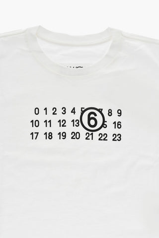 MM6 Cropped-Fit T-Shirt with Print