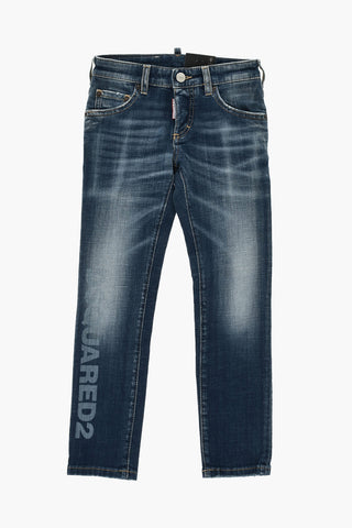 Jeans 5 Tasche Clement Fit in Denim Delavè 12cm