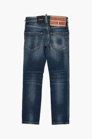 Jeans 5 Tasche Clement Fit in Denim Delavè 12cm