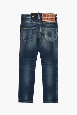 Jeans 5 Tasche Clement Fit in Denim Delavè 12cm