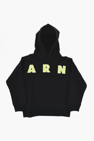 Kapuzensweatshirt Aus Gebürsteter Baumwolle Mit Frontlogo
