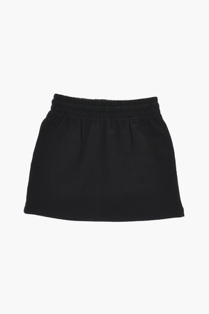 Cotton Jersey Skirt with Elastic Waist