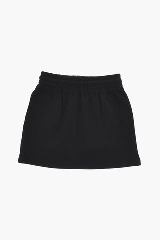 Cotton Jersey Skirt with Elastic Waist