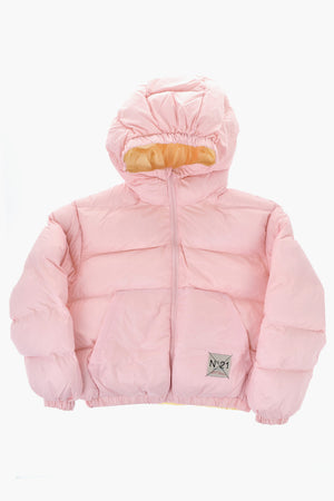 Gesteppte Wattierte Uni-Jacke