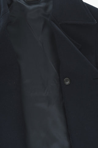 Cappotto a Doppiopetto in Misto Lana Vergine