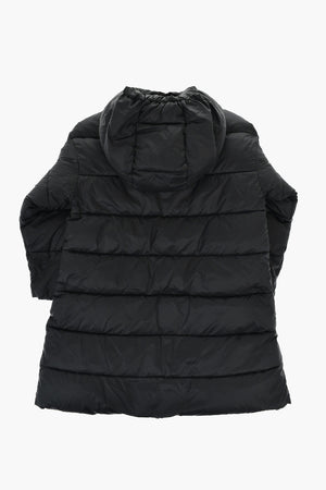 Padded Quilted Jacket with Hood