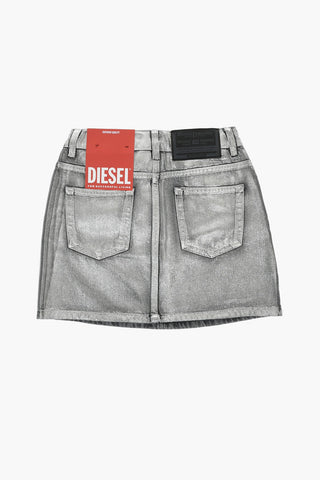 Denim Skirt GIANNA with Metallic Effect