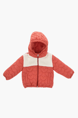 Quilted Jacket STARS With Sherpa Detail