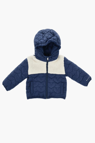 Steppjacke STARS Mit Sherpa-Detail