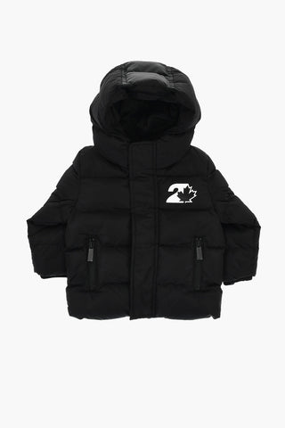 Gepolsterte Jacke mit Kapuze