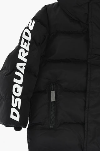 Gepolsterte Jacke mit Kapuze