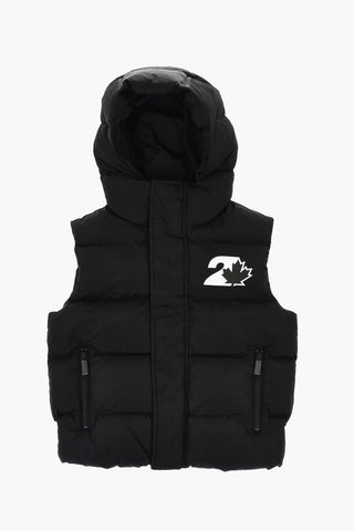 Gilet Imbottito con Cappuccio