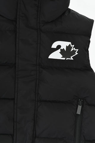 Gilet Imbottito con Cappuccio