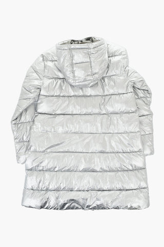 Gepolsterte Jacke aus Nylon-Lamé