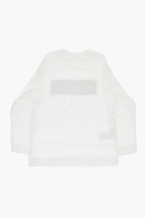 Cotton T-Shirt With Front Logo Print