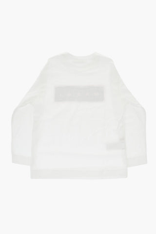 Baumwoll-T-Shirt Mit Frontlogo